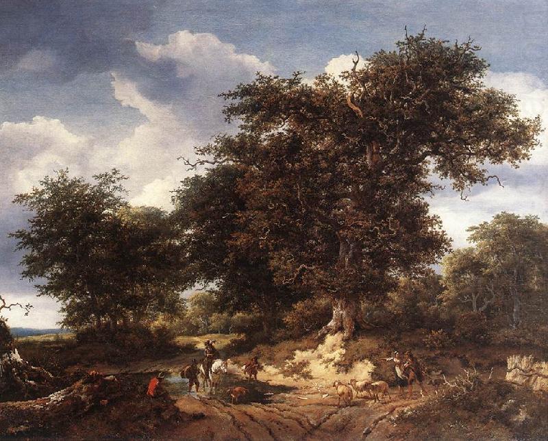 Jacob van Ruisdael The Great Oak china oil painting image